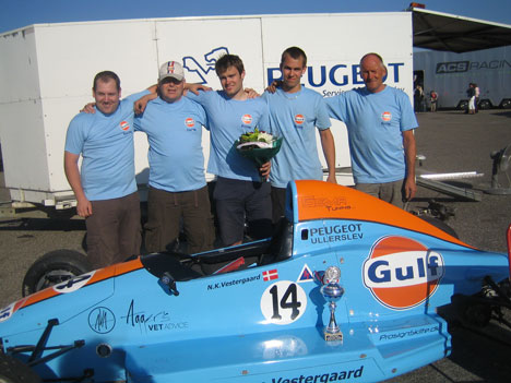 Racingteam Vestergaard er klar til en koncentreret indsats på FDM Jyllands-Ringen.